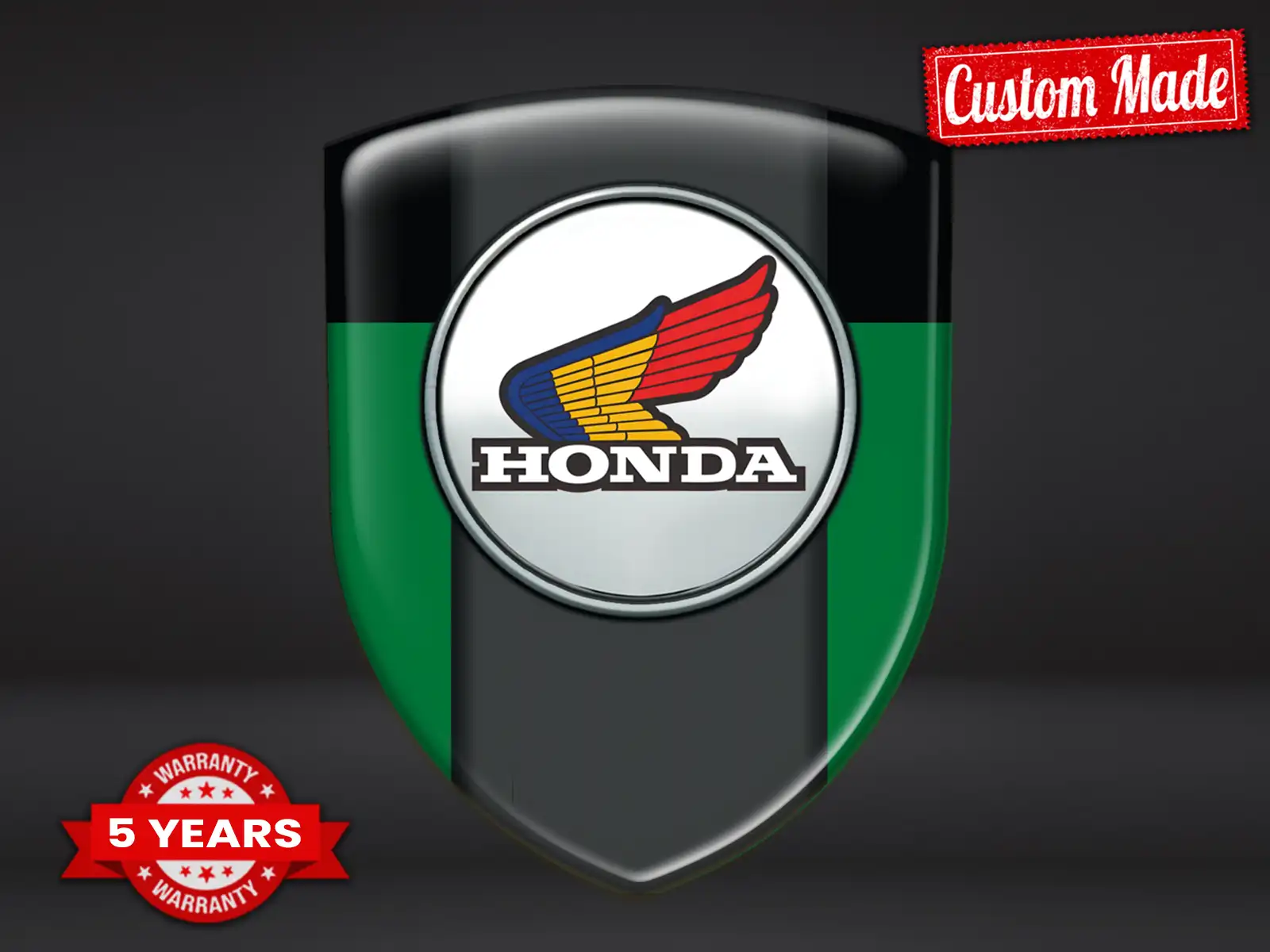 Honda Pegatinas En Relieve Calidad Premium Máximo Resistentes